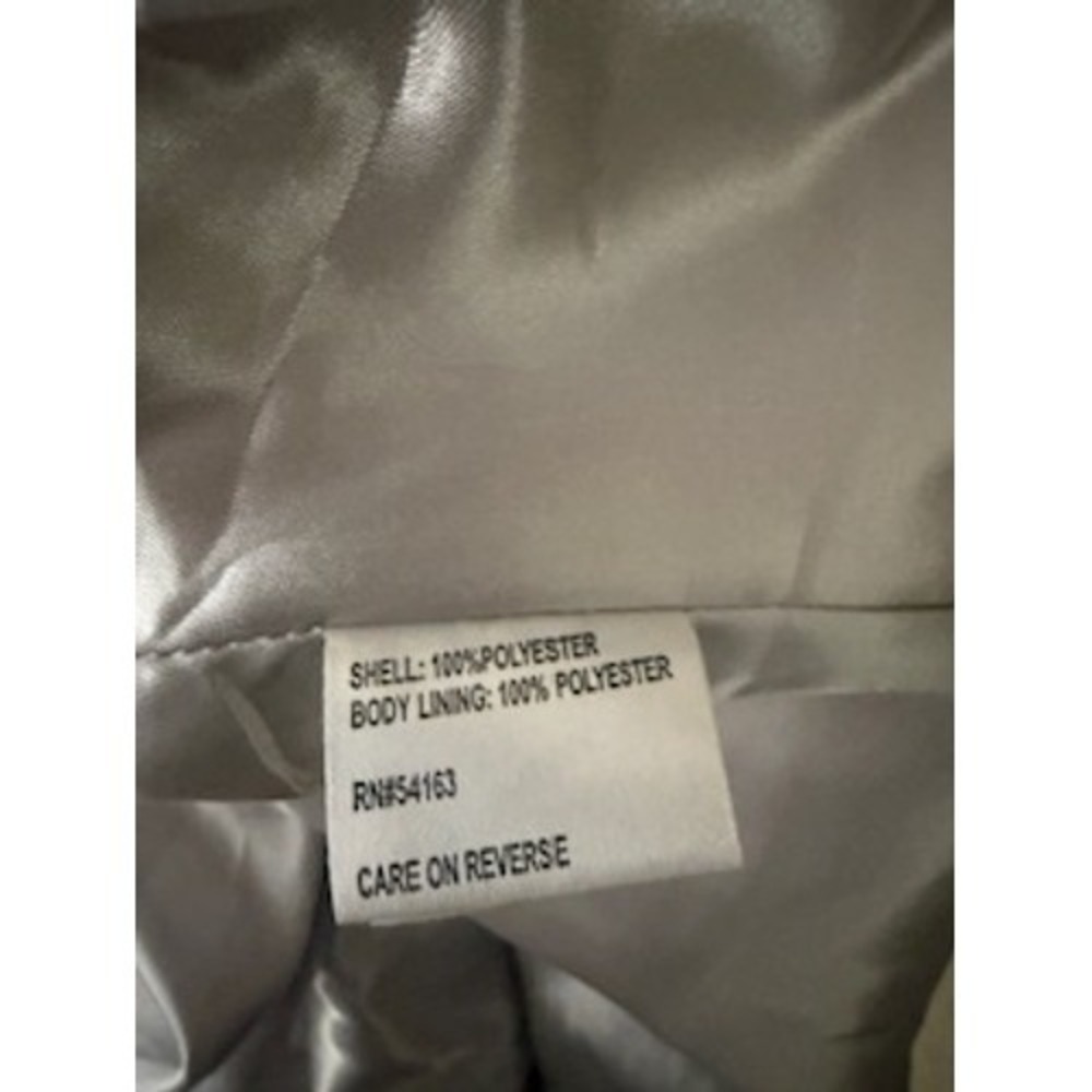 Calvin Klein Womens Red Hooded Rain Jacket Lightweight Utility Coat Large - Picture 9 of 9